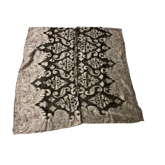 Jessica‎ McClintock Ladies One Size Sheer Black/Beige Kimono Open Cardigan - Picture 1 of 6
